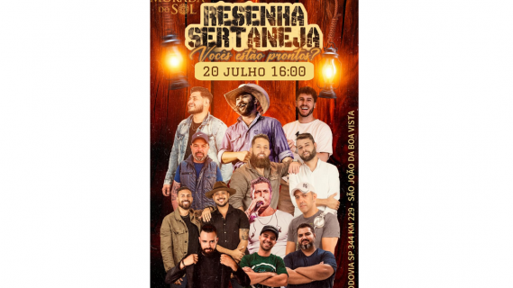 RESENHA SERTANEJA EM SÃO JOÃO DA BOA VISTA